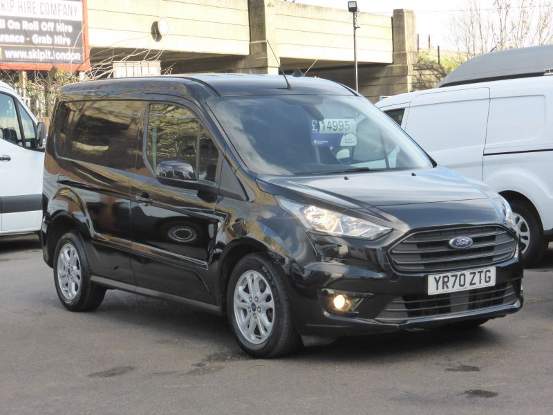 FORD TRANSIT CONNECT 200 LIMITED L1 SWB IN BLACK WITH ONLY 47.000 MILES,AIR CONDITIONING,SENSORS,BLUETOOTH AND MORE - 2598 - 23