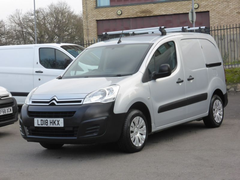 CITROEN BERLINGO 625 ENTERPRISE L1 BLUEHDI EURO 6 IN SILVER WITH ONLY 53.000 MILES,AIR CONDITIONING,BLUETOOTH,PARKING SENSORS AND MORE **** £8795 + VAT **** - 2603 - 1