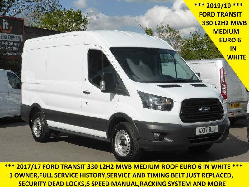 FORD TRANSIT 330 L2 H2 MWB MEDIUM ROOF EURO WITH SECURITY LOCKS,BLUETOOTH,6 SPEED AND MORE - 2645 - 1