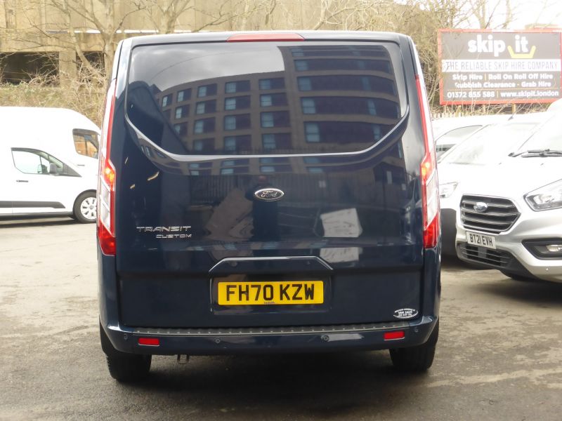 FORD TRANSIT CUSTOM 280 LIMITED L1 SWB IN BLUE WITH TWIN SIDE DOORS,TAILGATE,AIR CONDITIONING AND MORE - 2600 - 7