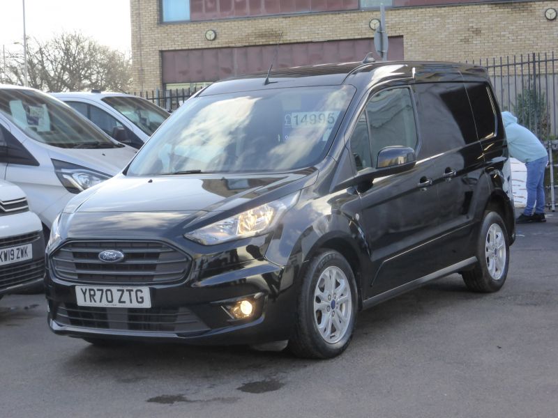 FORD TRANSIT CONNECT 200 LIMITED L1 SWB IN BLACK WITH ONLY 47.000 MILES,AIR CONDITIONING,SENSORS,BLUETOOTH AND MORE - 2598 - 2