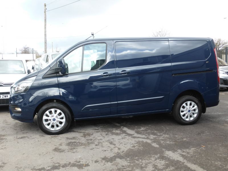 FORD TRANSIT CUSTOM 280 LIMITED L1 SWB IN BLUE WITH TWIN SIDE DOORS,TAILGATE,AIR CONDITIONING AND MORE - 2600 - 9