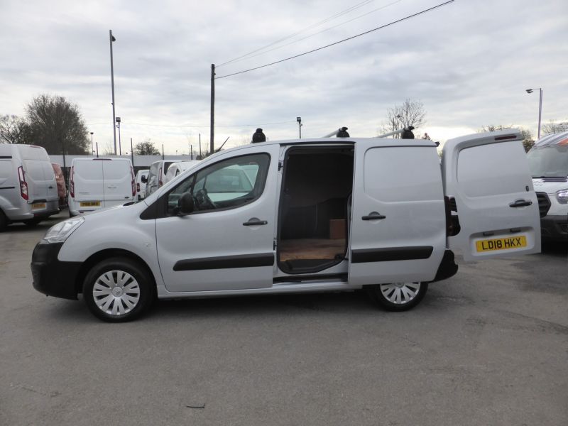 CITROEN BERLINGO 625 ENTERPRISE L1 BLUEHDI EURO 6 IN SILVER WITH ONLY 53.000 MILES,AIR CONDITIONING,BLUETOOTH,PARKING SENSORS AND MORE **** £8795 + VAT **** - 2603 - 9
