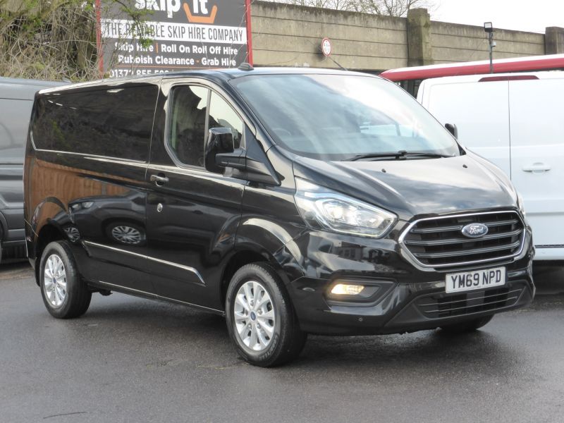 FORD TRANSIT CUSTOM 280 LIMITED ECOBLUE L1 SWB IN BLACK WITH AIR CONDITIONING,PARKING SENSORS AND MORE - 2622 - 3