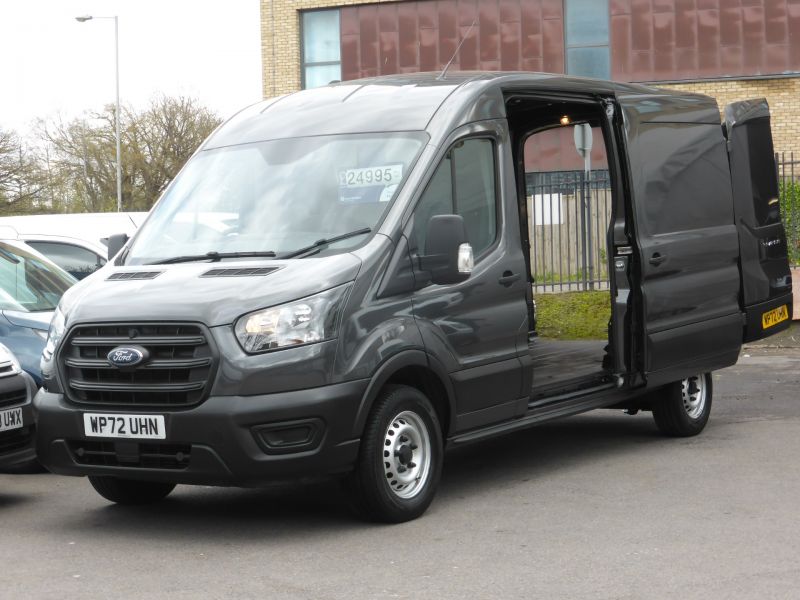 FORD TRANSIT 350 LEADER L3 H2 2.0 TDCI 170 ECOBLUE ** AUTOMATIC ** IN METALLIC GREY , ULEZ COMPLIANT ,  1 OWNER , **** £23995 + VAT **** - 2621 - 2