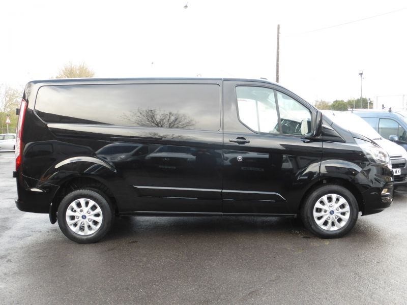 FORD TRANSIT CUSTOM 280 LIMITED ECOBLUE L1 SWB IN BLACK WITH AIR CONDITIONING,PARKING SENSORS AND MORE - 2622 - 9
