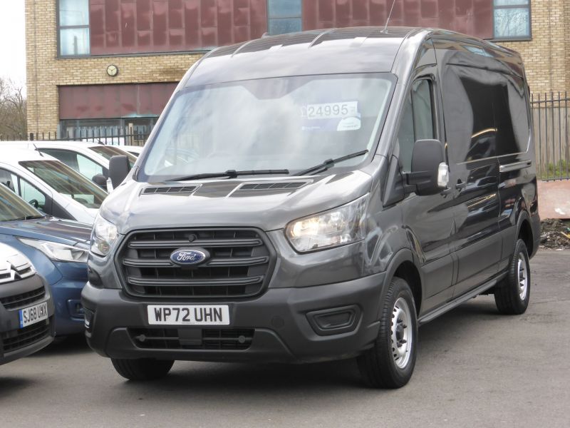 FORD TRANSIT 350 LEADER L3 H2 2.0 TDCI 170 ECOBLUE ** AUTOMATIC ** IN METALLIC GREY , ULEZ COMPLIANT ,  1 OWNER , **** £23995 + VAT **** - 2621 - 19