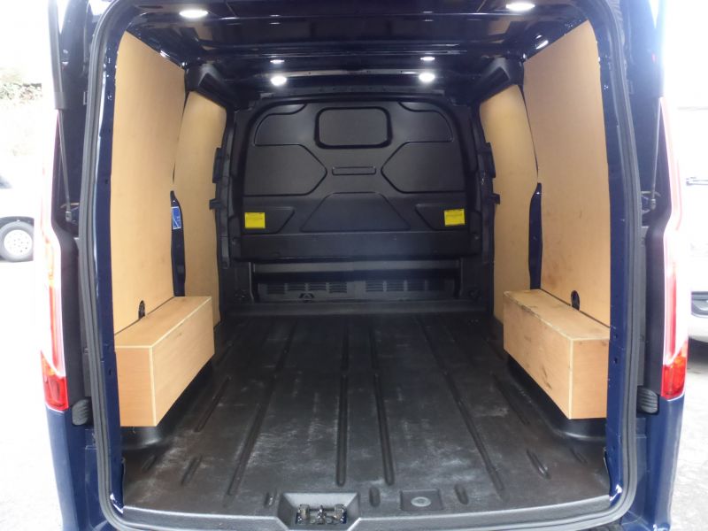 FORD TRANSIT CUSTOM 280 LIMITED L1 SWB IN BLUE WITH TWIN SIDE DOORS,TAILGATE,AIR CONDITIONING AND MORE - 2600 - 19