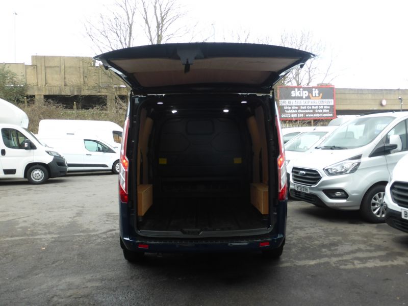 FORD TRANSIT CUSTOM 280 LIMITED L1 SWB IN BLUE WITH TWIN SIDE DOORS,TAILGATE,AIR CONDITIONING AND MORE - 2600 - 8