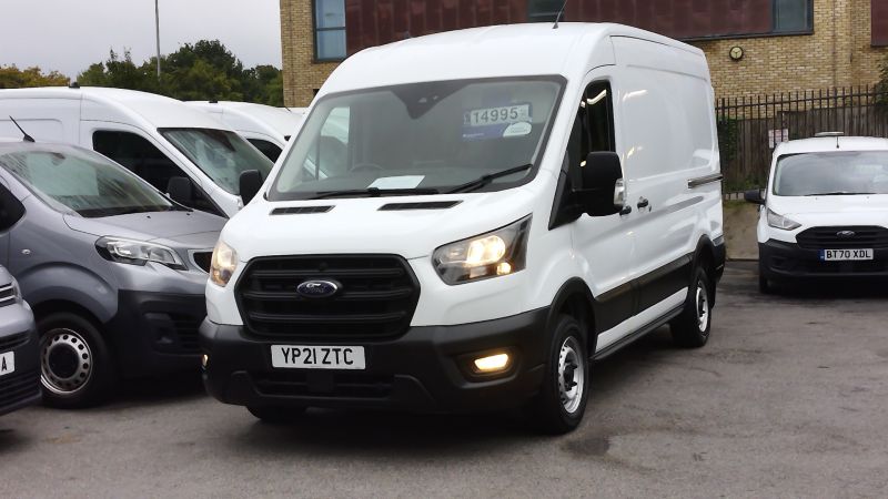 FORD TRANSIT 310 LEADER L2H2 MWB MEDIUM ROOF WITH ONLY 51.000 MILES,SAT NAV,AIR CONDITIONING,HEATED SEATS AND MORE - 2917 - 12