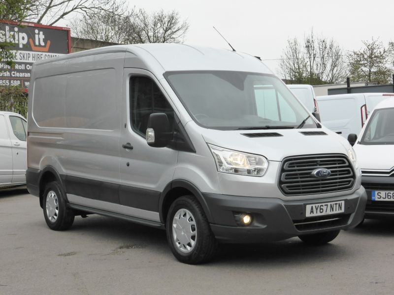 FORD TRANSIT 350/130 TREND L2 H2 MWB MEDIUM ROOF IN SILVER WITH AIR CONDITIONING,PARKING SENSORS  **** SOLD **** - 2628 - 3