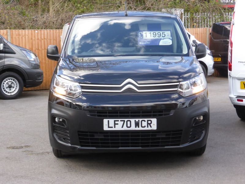 CITROEN BERLINGO 650 ENTERPRISE M BLUEHDI IN BLACK WITH ONLY 54.000 MILES,AIR CONDITIONING,PARKING SENSORS AND MORE - 2629 - 3