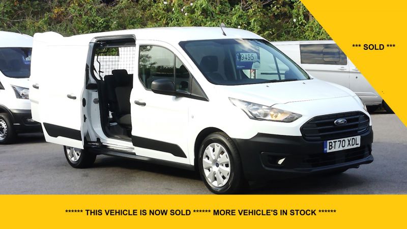 FORD TRANSIT CONNECT 230 BASE 1.5 TDCI L2 LWB 5 SEATER COMBI CREW VAN WITH AIR CONDITIONING ,PARKING SENSORS,6 SPEED AND MORE *** SOLD *** - 2921 - 1