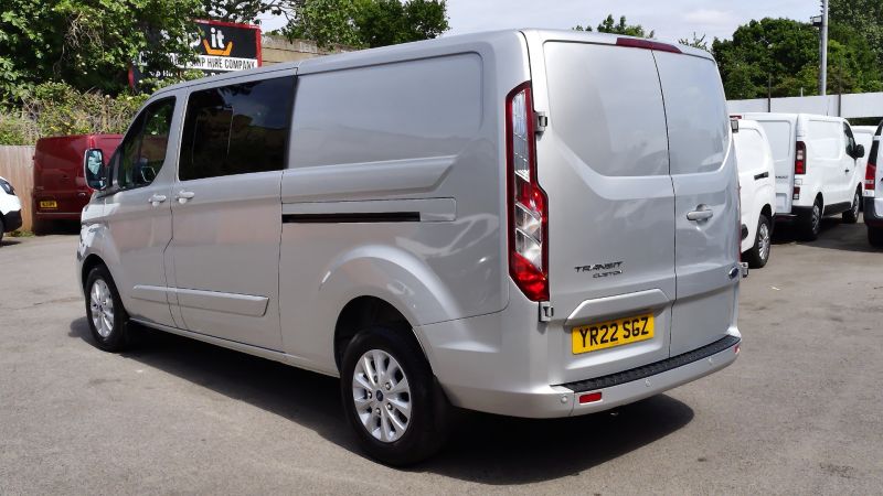 FORD TRANSIT CUSTOM 320 LIMITED L2 LWB AUTOMATIC 6 SEATER DOUBLE CAB COMBI CREW VAN IN SILVER WITH AIR CONDITIONING AND MORE *** SOLD *** - 2859 - 6