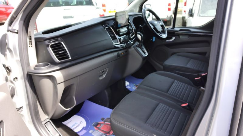 FORD TRANSIT CUSTOM 320 LIMITED L2 LWB AUTOMATIC 6 SEATER DOUBLE CAB COMBI CREW VAN IN SILVER WITH AIR CONDITIONING AND MORE *** SOLD *** - 2859 - 15