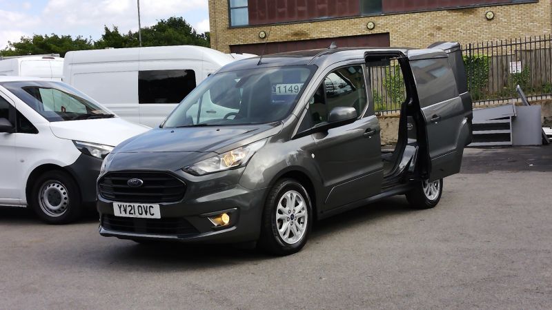 FORD TRANSIT CONNECT 200 LIMITED L1 SWB IN GREY WITH ONLY 54.000 MILES,AIR CONDITIONING,PARKING SENSORS AND MORE - 2869 - 4