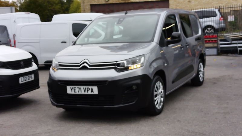 CITROEN BERLINGO 850 ENTERPRISE PRO LWB 5 SEATER DOUBLE CAB COMBI VAN,ONLY 40.000 MILES,SAT NAV,REAR CAMERA,AIR CONDITIONING,PARKING SENSORS AND MORE - 2935 - 21