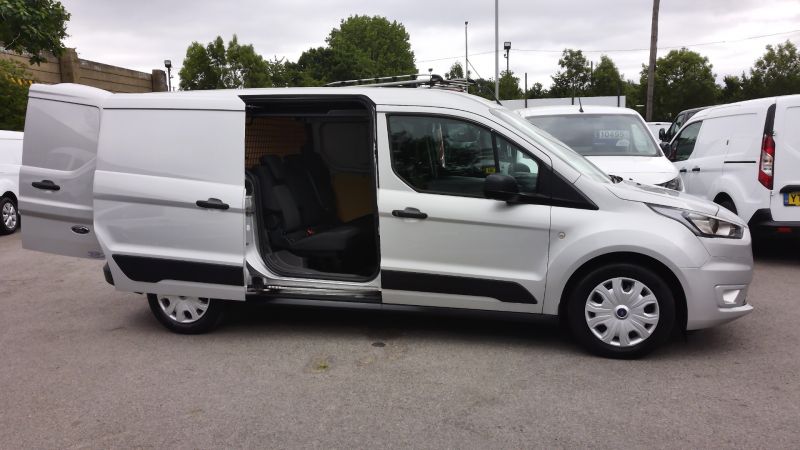 FORD TRANSIT CONNECT 230 TREND L2 LWB 5 SEATER DOUBLE CAB COMBI VAN IN SILVER WITH ONLY 43.000 MILES,AIR CONDITIONING,6 SPEED AND MORE - 2877 - 9