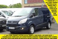 FORD TRANSIT CUSTOM 310/130 TREND L1 SWB EURO 6 IN BLUE WITH AIR CONDITIONING,SENSORS,REAR CAMERA,ELECTRIC PACK,BLUETOOTH AND MORE *** DEPOSITS TAKEN *** - 2082 - 1