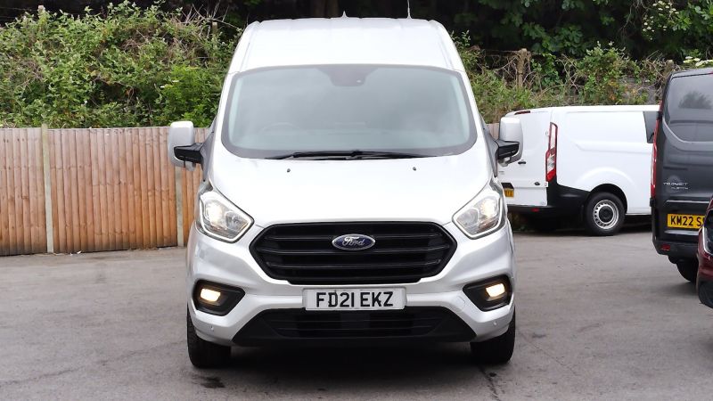 FORD TRANSIT CUSTOM 320 TREND ECOBLUE L1H2 SWB HIGH ROOF IN SILVER WITH AIR CONDITIONING,PARKING SENSORS AND MORE - 2863 - 2