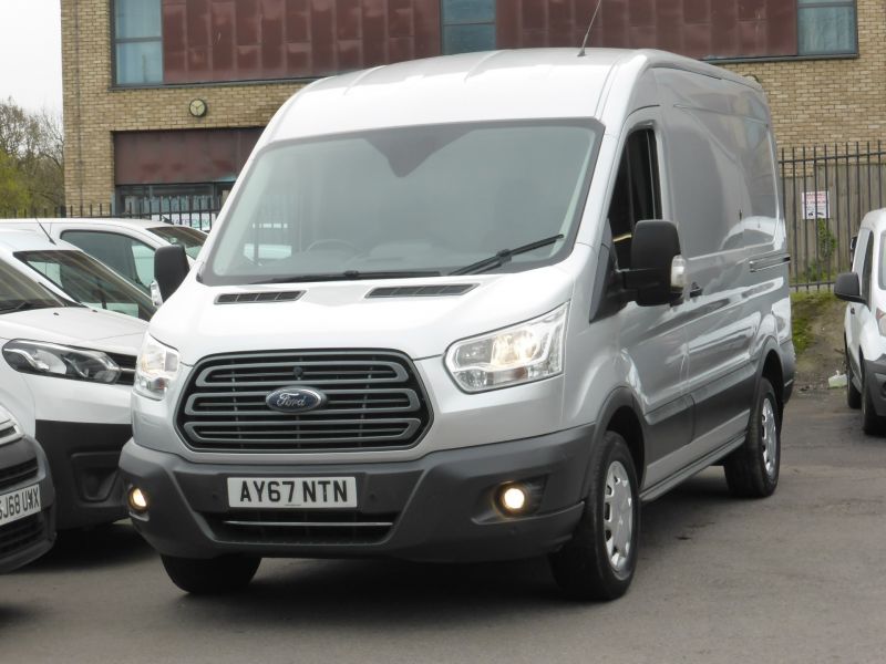 FORD TRANSIT 350/130 TREND L2 H2 MWB MEDIUM ROOF IN SILVER WITH AIR CONDITIONING,PARKING SENSORS  **** SOLD **** - 2628 - 23