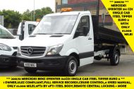 MERCEDES SPRINTER 314CDI SINGLE CAB STEEL TIPPER EURO 6 WITH ONLY 61.000 MILES,CRUISE CONTROL,BLUETOOTH,6 SPEED AND MORE - 2107 - 1