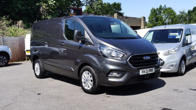 FORD TRANSIT CUSTOM 280 LIMITED ECOBLUE L1 SWB IN GREY,ONLY 54.000 MILES,AIR CONDITIONING,PARKING SENSORS AND MORE - 2860 - 4