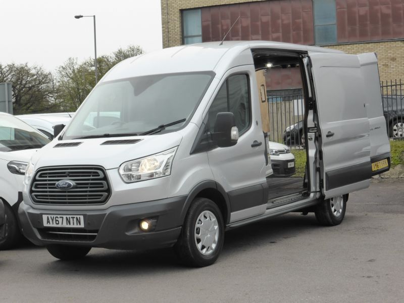 FORD TRANSIT 350/130 TREND L2 H2 MWB MEDIUM ROOF IN SILVER WITH AIR CONDITIONING,PARKING SENSORS  **** SOLD **** - 2628 - 2