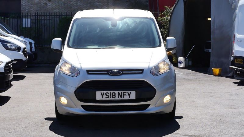 FORD TRANSIT CONNECT 200 LIMITED L1 SWB IN SILVER WITH ONLY 53.000 MILES,AIR CONDITIONING,PARKING SENSORS AND MORE - 2866 - 2