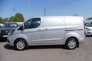 FORD TRANSIT CUSTOM 280/130 LIMITED L1 SWB EURO 6 IN SILVER WITH AIR CONDITIONING,PARKING SENSORS,BLUETOOTH AND MORE **** CHOICE OF 2 ****  - 2053 - 8