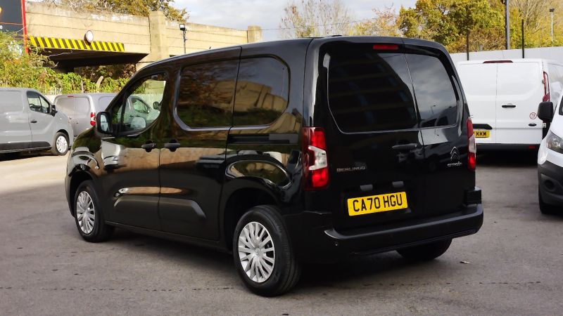 CITROEN BERLINGO 650 ENTERPRISE M BLUEHDI IN BLACK WITH ONLY 28.000 MILES,AIR CONDITIONING,ELECTRIC PACK,SENSORS,BLUETOOTH AND MORE *** SOLD *** - 2942 - 4