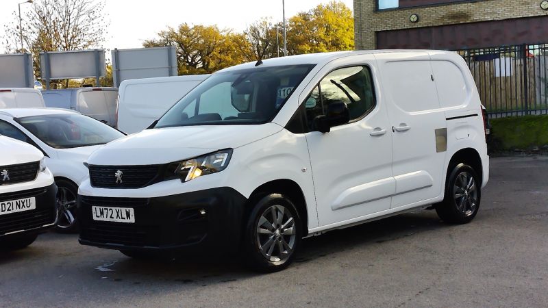 PEUGEOT PARTNER 1000 ASPHALT PREMIUM L1 SWB,SAT NAV,ALLOYS,AIR CONDITIONING,PARK ASSIST CAMERA AND MORE - 2949 - 3