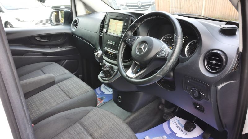 MERCEDES VITO 114 CDI PURE L2 LWB 2.1 RWD WITH ONLY 43.000 MILES,SAT NAV,AIR CONDITIONING,CLIMATE CONTROL,PARKING SENSORS AND MORE - 2928 - 14