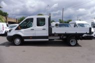 FORD TRANSIT 350/130 L3 DOUBLE CREW CAB ALLOY TIPPER WITH ONLY 18.000 MILES,BLUETOOTH,TWIN REAR WHEELS AND MORE - 2096 - 23