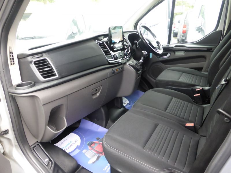 FORD TRANSIT CUSTOM 280/130 LIMITED L1 SWB IN SILVER ONLY 54.000 MILES,AIR CONDITIONING,PARKING SENSORS,REAR CAMERA AND MORE - 2477 - 12