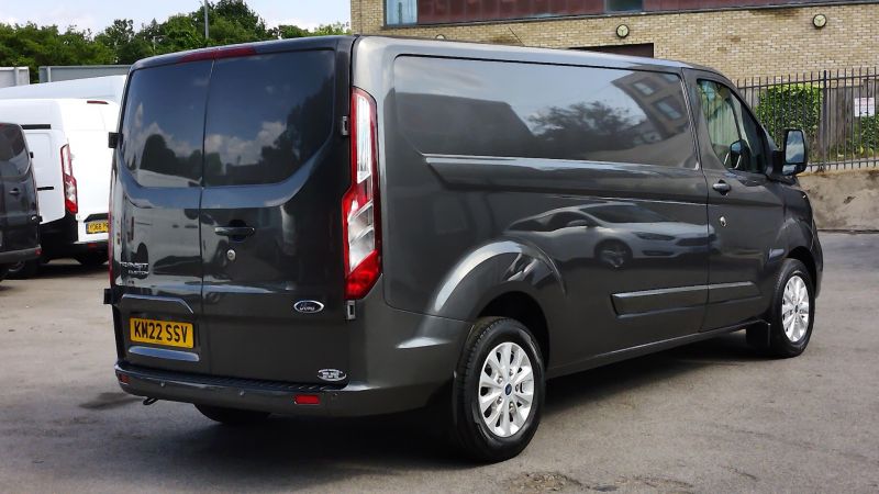 FORD TRANSIT CUSTOM 300 LIMITED ECOBLUE L2 LWB IN GREY WITH AIR CONDITIONING,PARKING SENSORS,HEATED SEATS AND MORE - 2861 - 4