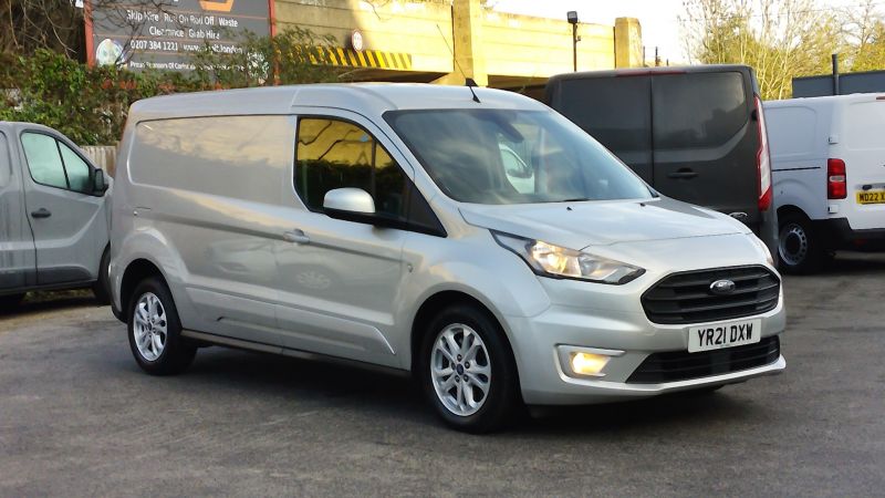 FORD TRANSIT CONNECT 240 LIMITED L2 LWB AUTOMATIC IN SILVER,SAT NAV,AIR CONDITIONING,PARK ASSIST CAMERA AND MORE  - 2952 - 4