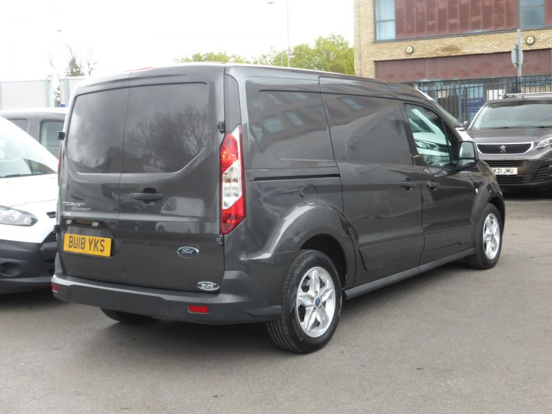 FORD TRANSIT CONNECT 230 TREND L2 LWB 5 SEATER DOUBLE CAB CREW VAN IN GREY WITH ONLY 28.000 MILES,AIR CONDITIONING,BLUETOOTH AND MORE - 2637 - 5