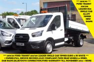 FORD TRANSIT 350/130 LEADER SINGLE CAB ALLOY TIPPER,TWIN REAR WHEELS,EURO 6,BLUETOOTH,NEW SHAPE AND MORE - 2101 - 1