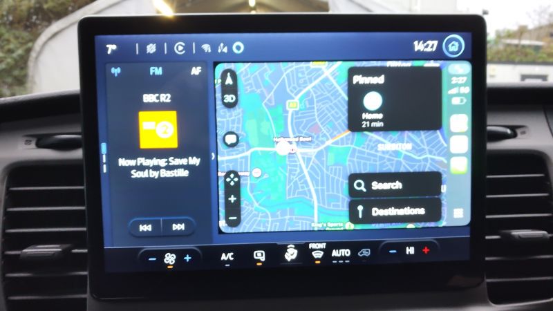 FORD TRANSIT 310 TREND LEADER L2 H2 MWB MEDIUM ROOF IN SILVER WITH AIR CONDITIONING,SYNC 4 MEDIA SYSTEM,PARKING SENSORS,CAR PLAY AND MORE - 2950 - 15