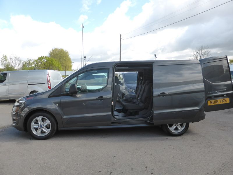 FORD TRANSIT CONNECT 230 TREND L2 LWB 5 SEATER DOUBLE CAB CREW VAN IN GREY WITH ONLY 28.000 MILES,AIR CONDITIONING,BLUETOOTH AND MORE - 2637 - 22