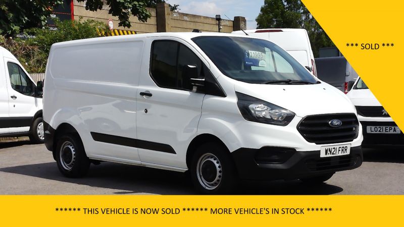 FORD TRANSIT CUSTOM 300 LEADER L1 SWB WITH ONLY 53.000 MILES,AIR CONDITIONING,PARKING SENSORS,WETBELT REPLACED AND MORE *** SOLD *** - 2898 - 1