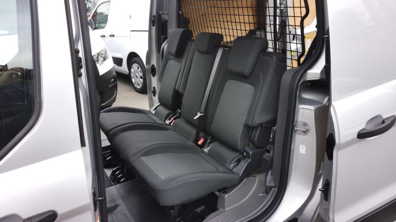 FORD TRANSIT CONNECT 230 TREND L2 LWB 5 SEATER DOUBLE CAB COMBI VAN IN SILVER WITH ONLY 43.000 MILES,AIR CONDITIONING,6 SPEED AND MORE - 2877 - 15