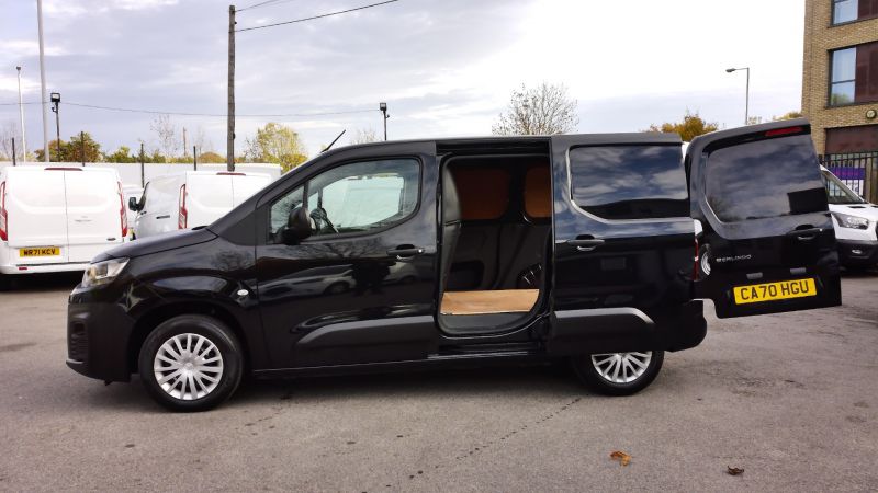 CITROEN BERLINGO 650 ENTERPRISE M BLUEHDI IN BLACK WITH ONLY 28.000 MILES,AIR CONDITIONING,ELECTRIC PACK,SENSORS,BLUETOOTH AND MORE *** SOLD *** - 2942 - 9