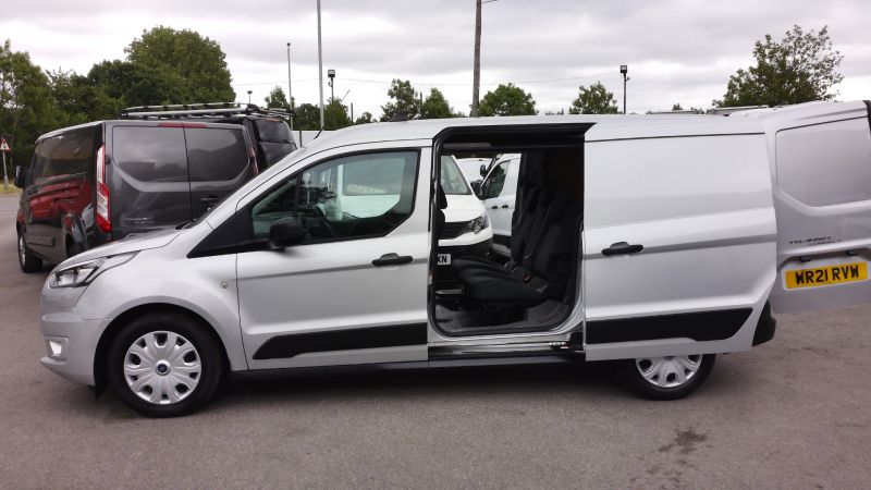 FORD TRANSIT CONNECT 230 TREND L2 LWB 5 SEATER DOUBLE CAB COMBI VAN IN SILVER WITH ONLY 43.000 MILES,AIR CONDITIONING,6 SPEED AND MORE - 2877 - 10