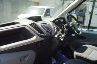 FORD TRANSIT 290/130 TREND L2 H2 MWB MEDIUM ROOF IN BLUE WITH ONLY 38.000 MILES,AIR CONDITIONING,FRONT+REAR SENSORS,ELECTRIC PACK,BLUETOOTH,6 SPEED AND MORE - 2103 - 11