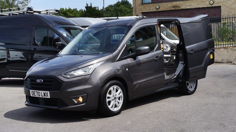 FORD TRANSIT CONNECT 200 LIMITED AUTOMATIC L1 SWB AUTOMATIC IN GREY WITH SAT NAV,REAR CAMERA,AIR CONDITIONING,PARKING SENSORS AND MORE - 2881 - 3