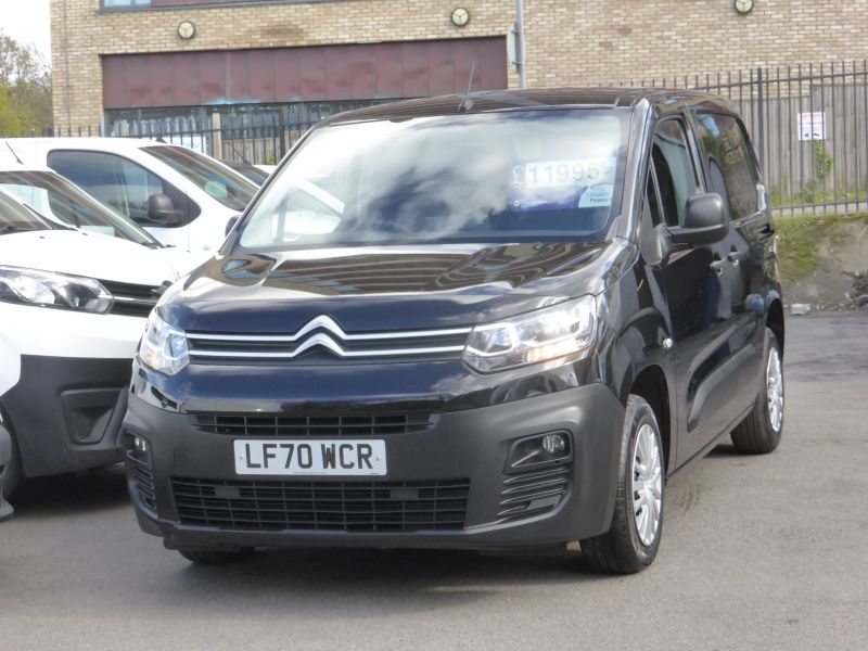 CITROEN BERLINGO 650 ENTERPRISE M BLUEHDI IN BLACK WITH ONLY 54.000 MILES,AIR CONDITIONING,PARKING SENSORS AND MORE - 2629 - 5