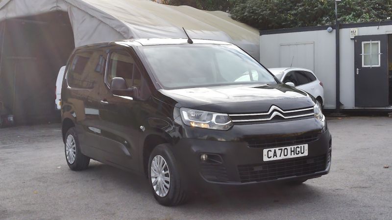 CITROEN BERLINGO 650 ENTERPRISE M BLUEHDI IN BLACK WITH ONLY 28.000 MILES,AIR CONDITIONING,ELECTRIC PACK,SENSORS,BLUETOOTH AND MORE *** SOLD *** - 2942 - 21