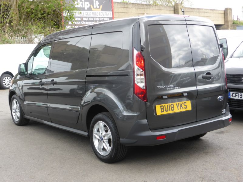 FORD TRANSIT CONNECT 230 TREND L2 LWB 5 SEATER DOUBLE CAB CREW VAN IN GREY WITH ONLY 28.000 MILES,AIR CONDITIONING,BLUETOOTH AND MORE - 2637 - 6